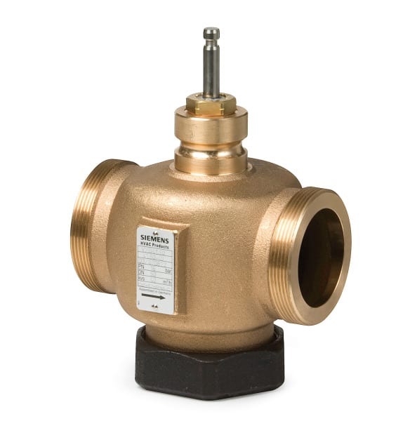 SIEMENS - Zweiwegventil PN16 DN15 kvs=1,6 Hub=20mm Rotguss geschraubt