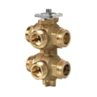SIEMENS - 6-Wege-Regelkugelhahn PN16 DN20 kvs=0.25 kvs=3.45 mit AG 1''