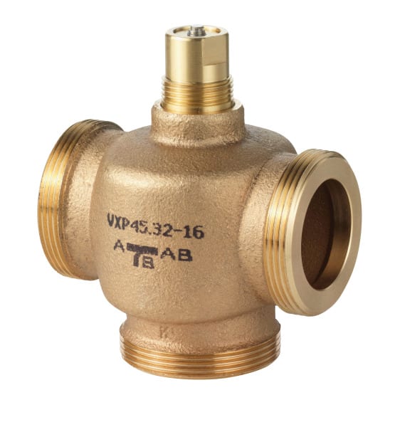 SIEMENS - Dreiwegventil PN16 DN32 kvs=16 Hub=5,5mm Rotguss geschraubt