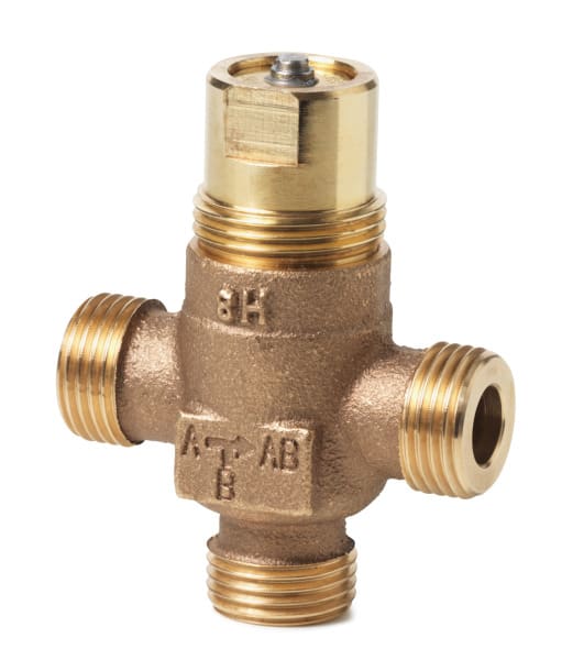 SIEMENS - Dreiwegventil PN16 DN10 kvs=0,4 Hub=5,5mm Rotguss geschraubt