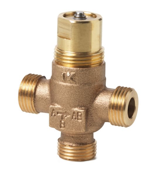 SIEMENS - Dreiwegventil PN16 DN10 kvs=0,63 Hub=5,5mm Rotguss geschraubt