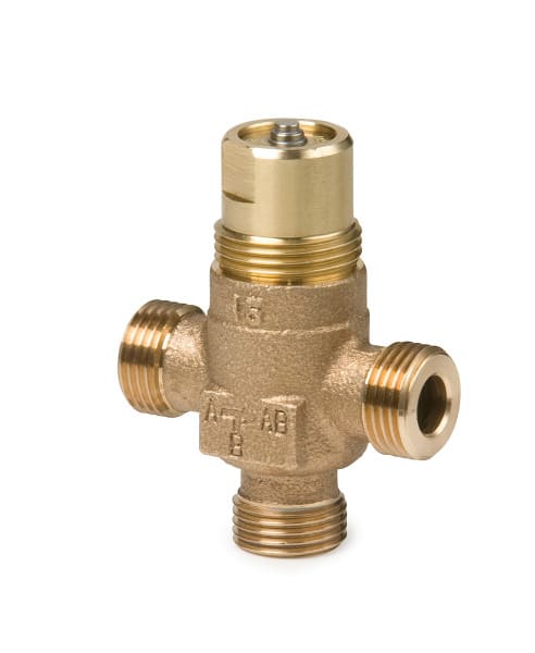 SIEMENS - Dreiwegventil PN16 DN10 kvs=1 Hub=5,5mm Rotguss geschraubt