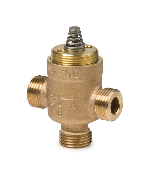 SIEMENS - Dreiwegventil PN16 DN20 kvs=4 Hub=2,5mm Rotguss geschraubt
