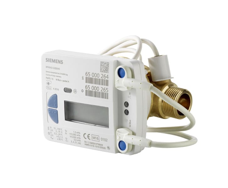 SIEMENS - El. Flügelrad M-Bus Wärmezähler Qn=0,6m3/h EL=110mm G3/4'' PN16 Batterie