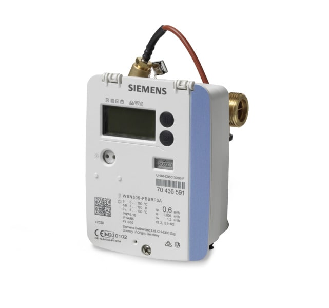 SIEMENS - Ultraschallwärmezähler 3,5m3/h M-Bus, MID Kl.2 260mm G 5/4'' PN16 Batt.
