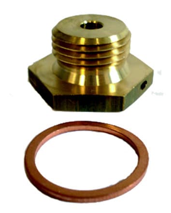 SIEMENS - Adapter M10x1 auf G3/8B f. 27,5/38mm Fühler UH50..