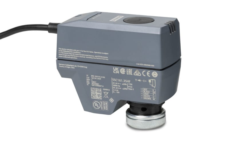 SIEMENS - Stellantrieb f. Kleinventile 24V DC0..10V 30s m.Notstellfunktion