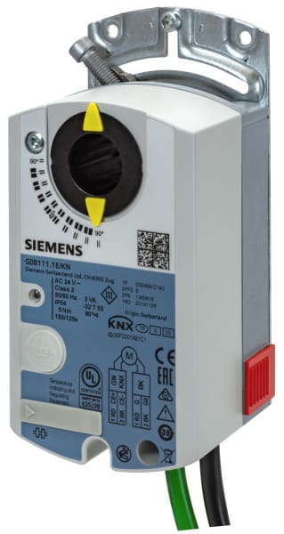 SIEMENS - Drehantrieb 24VAC 2/3-P 5Nm 90° KNX(S-Mode,PL-Link)