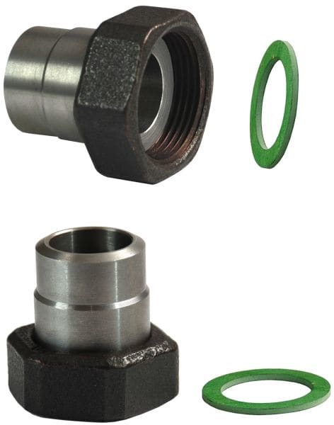 SIEMENS - Verschraubungen mit Schweissanschluss G1 1/4'' 2-er Set