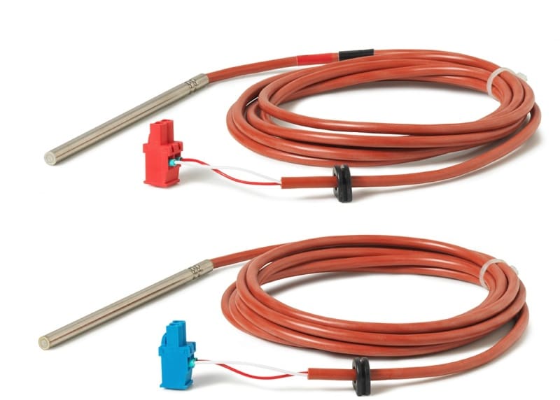 SIEMENS - Temperaturfühlerpaar Pt1000, PL Ø 6 x 105mm, Kabellänge 2,5m