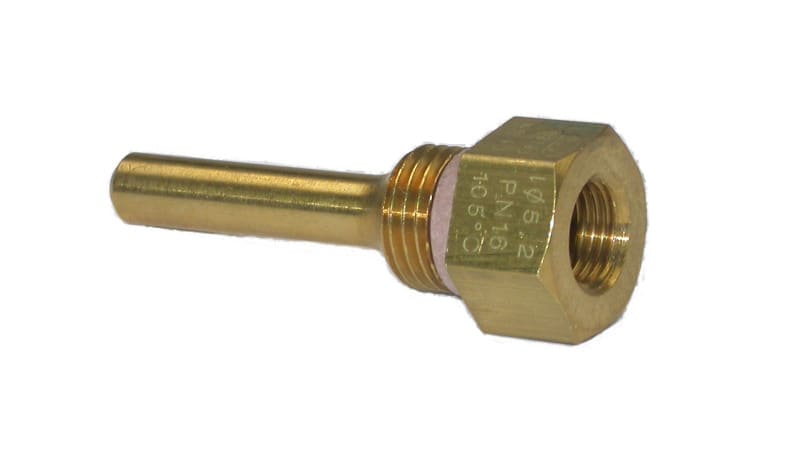 SIEMENS - Tauchhülse G1/4 / 5,0mm/ MID für Fühler Länge Tauchhülse d=5x45mm