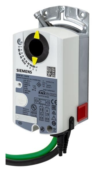 SIEMENS - Kommunikativer VAV Kompaktregler 24VAC 5Nm 90° KNX(S-Mode,PL-Link)