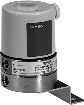 SIEMENS - Druckdifferenzfühler 0..500mbar 0..10VDC 24VAC