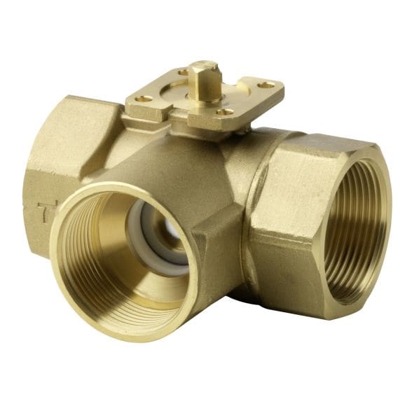 SIEMENS - Dreiweg-Regelkugelhahn PN40 DN15 Kvs=2,5 mit IG Rp 1/2''