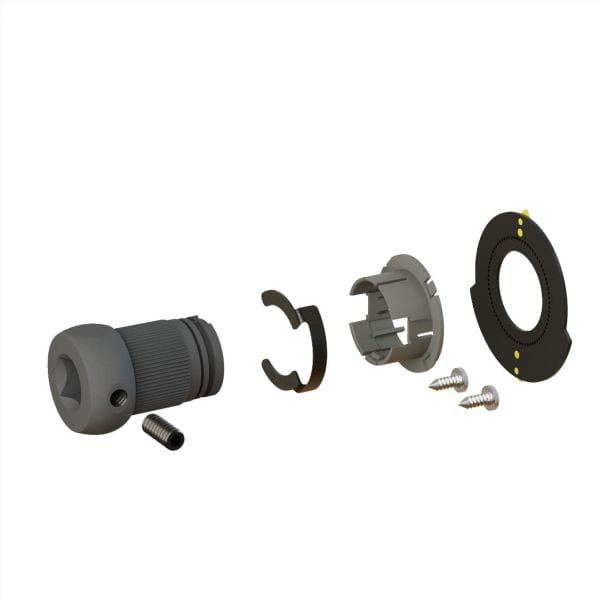SIEMENS - Achsbefestigung 4-Kant kompl. 15mm für GCA./GBB./GIB.1E