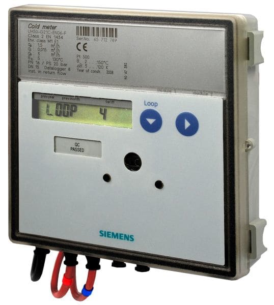 SIEMENS - Ultraschall Kombizähler 2,5m3/h 190mm G1 FL:27,5mm, AT-Kälte geeicht