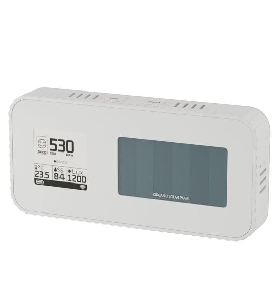 SIEMENS - Drahtloser Raum-Fühlerr Display Eco, LoRaWAN, Temperatur, Feuchte & CO2