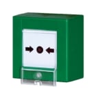 EATON CSA - Nottaster Aufputz IP54 grün mit transparenter Plexiglasabdeckung