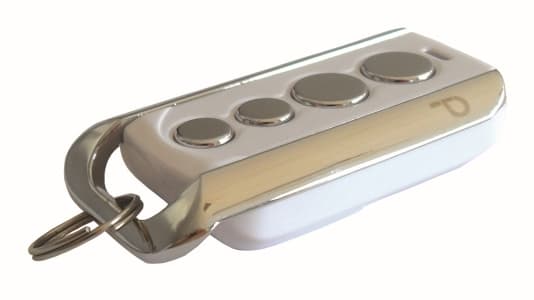 PRASTEL - Mini Funkhandsender 4-Kanal weiß