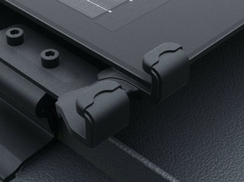 PREFA - Modulabrutschsicherung PREFALZ 500/650, schwarz eloxiert