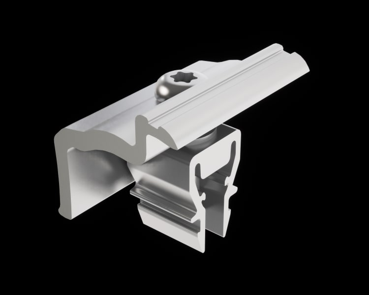 PREFA - PREVARIO Endklemme 28-37 mm, blank