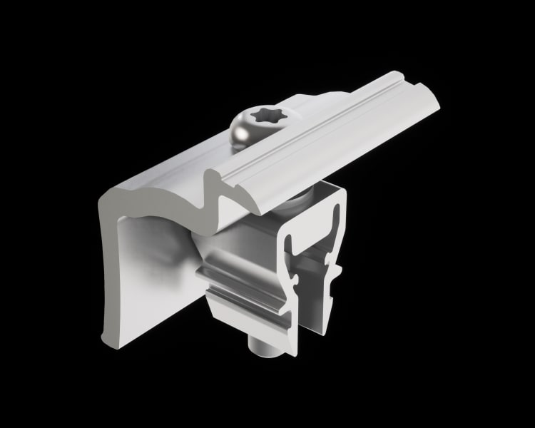 PREFA - PREVARIO Endklemme 37-47 mm, blank