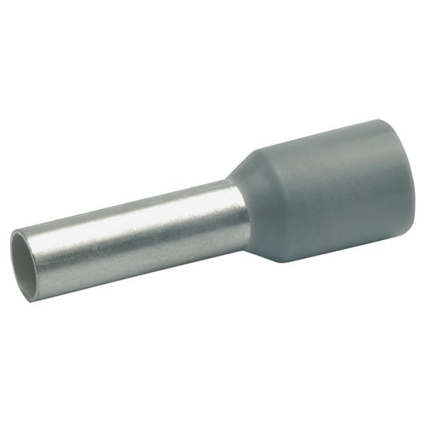 KLAUKE - Isolierte Aderendhülsen nach DIN, , 4mm², Grau, Länge 12mm, Cu, verzinnt