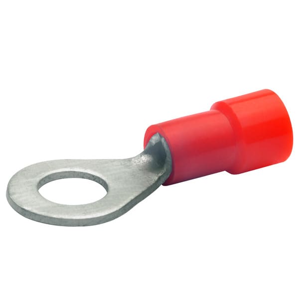 KLAUKE - Quetschkabelschuh isoliert, M10, Isolierhülse PA, 0,5-1mm²