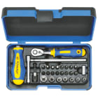 KLAUKE - Steckschlüssel-Bit-Set 1/4 Zoll, 28-teilig