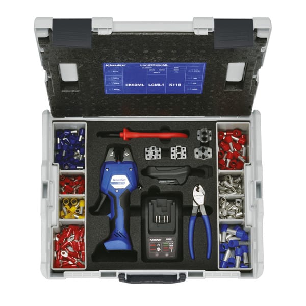 KLAUKE - L-BOXX mit Crimpzange elektromechanisch