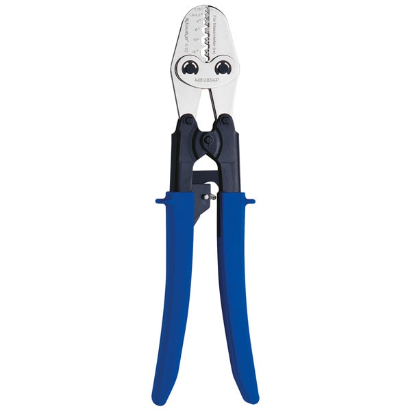 KLAUKE - Presswerkzeug für Rohrkabelschuhe und Verbinder für Massivleiter, 0,75 - 16mm²