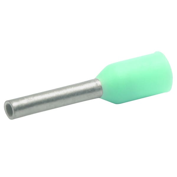 KLAUKE - Isolierte Aderendhülsen nach DIN, Farbcode 1, 0,34mm², Türkis, Länge 8mm, Cu verz.