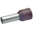 KLAUKE - Isolierte Aderendhülsen nach DIN, Farbcode 2, 10mm², Braun, Länge 18mm, Cu verz.