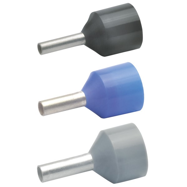 KLAUKE - Isolierte Aderendhülsen für kurzschlusssich.Leitungen, 6mm², Gelb, Länge 12mm, Cu verz.