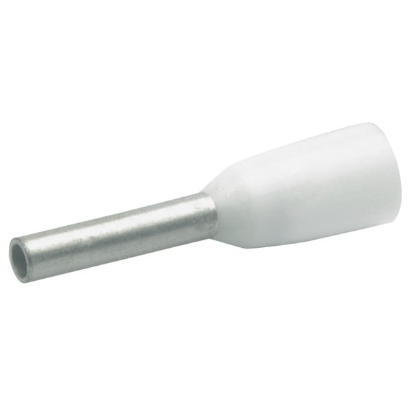 KLAUKE - Isolierte Aderendhülsen nach DIN, , 0,5mm², Weiß, Länge 10mm, Cu, verzinnt