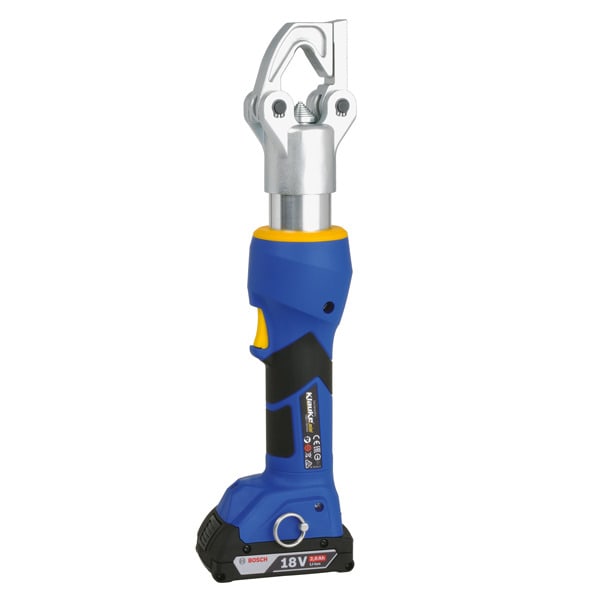 KLAUKE - Klauke Mini+, Identcrimp, Klapp-Kopf, Next Gen, 10-240Qmm, Bosch Akku 2 Ah