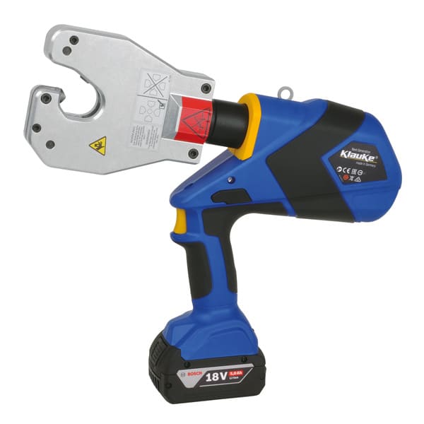 KLAUKE - Presswerkz.,Akkuhydr., Vierdorn Offen, Next Gen, 10-240Qmm, Bosch Akku 5 Ah