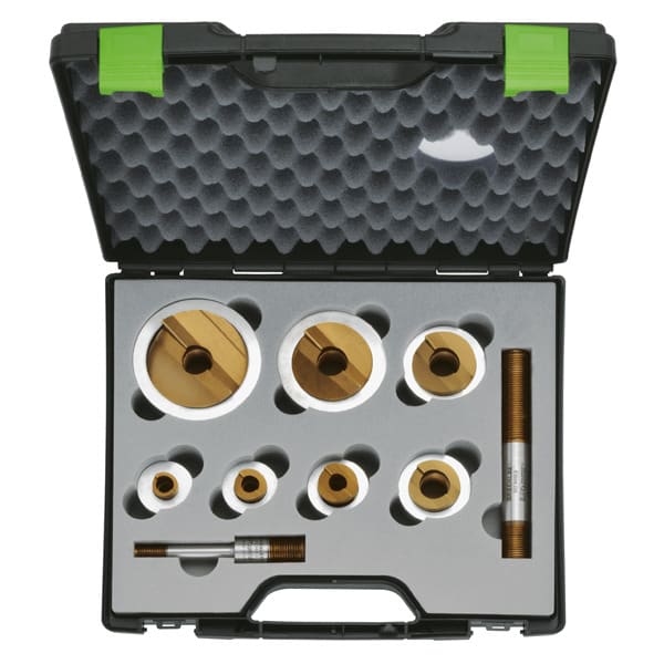 KLAUKE - Spalt-Blechlocher-Satz SLUG-SPLITTER (Edelstahl) ISO 16 - 63