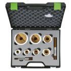 KLAUKE - Spalt-Blechlocher-Satz SLUG-SPLITTER (Edelstahl) ISO 16 - 63