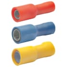 KLAUKE - Rundsteckhülse isoliert, d: 5 mm, 4-6mm², CuSnZn verzinnt, PVC vollisoliert
