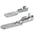KLAUKE - Flachstecker nicht-isoliert, DIN 46343, 6,3x0,8 mm, 0,5-1mm², CuZn verzinnt