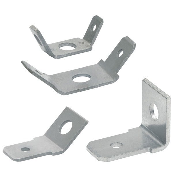 KLAUKE - Flachstecker nicht-isoliert, 6,3x0,8 mm, 45° gewinkelt, CuZn verzinnt.