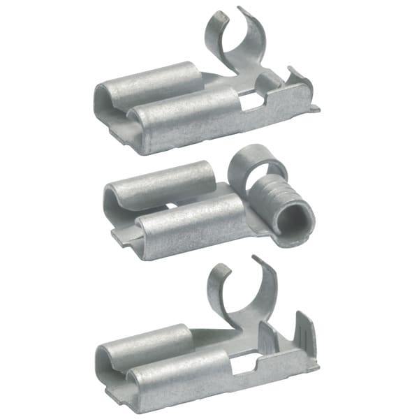 KLAUKE - Flachsteckhülse nicht-isol., 6,3x0,8 mm, seitlicher Leiteranschluss, 0,5-1,5mm².