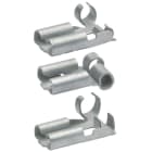 KLAUKE - Flachsteckhülse nicht-isol., 6,3x0,8 mm, seitlicher Leiteranschluss, 0,5-1,5mm².