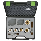 KLAUKE - Spalt-Blechlocher-Satz SLUG-SPLITTER (Edelstahl) ISO 16 - 40