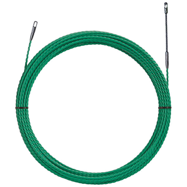 KLAUKE - Einziehband Polyester grün, d: 4,5 mm, 15 m