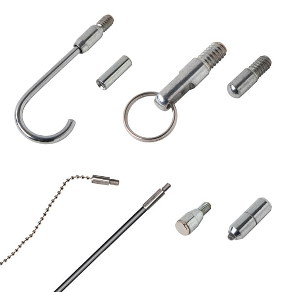 KLAUKE - Zubehör Set für Kabeleinzug-Stangen, 4-teilig