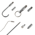 KLAUKE - Zubehör Set für Kabeleinzug-Stangen, 4-teilig