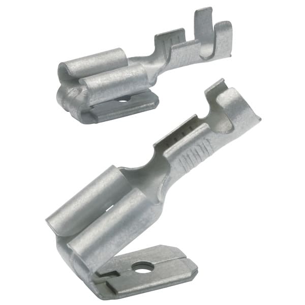 KLAUKE - Flachsteckhülse nicht-isoliert, 4,8x0,8 mm, 1,5-2,5mm² mit Abzweig