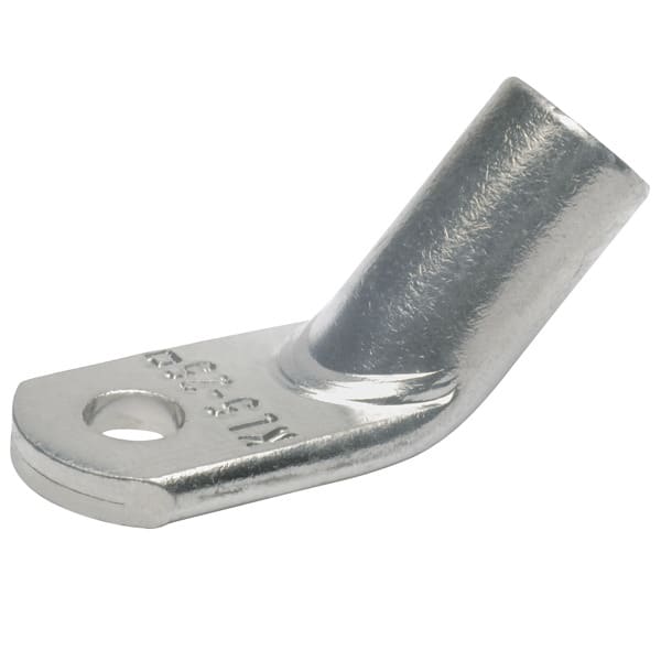 KLAUKE - Winkelrohrkabelschuh Normalausführung, 6mm², M5, 45°